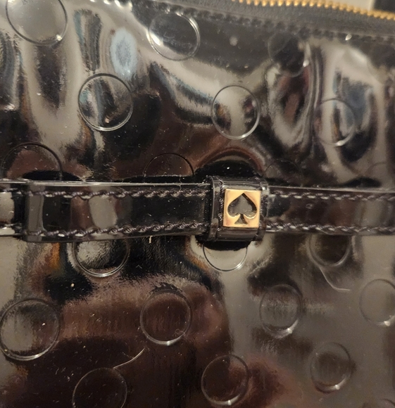 Black Kate Spade Polka Dot Tote - Picture 2 of 6